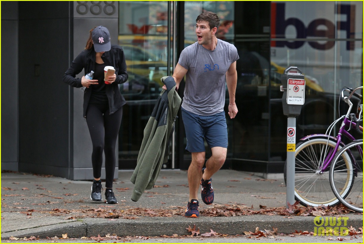 Nina Dobrev Works Up a Sweat With Boyfriend Austin Stowell Photo