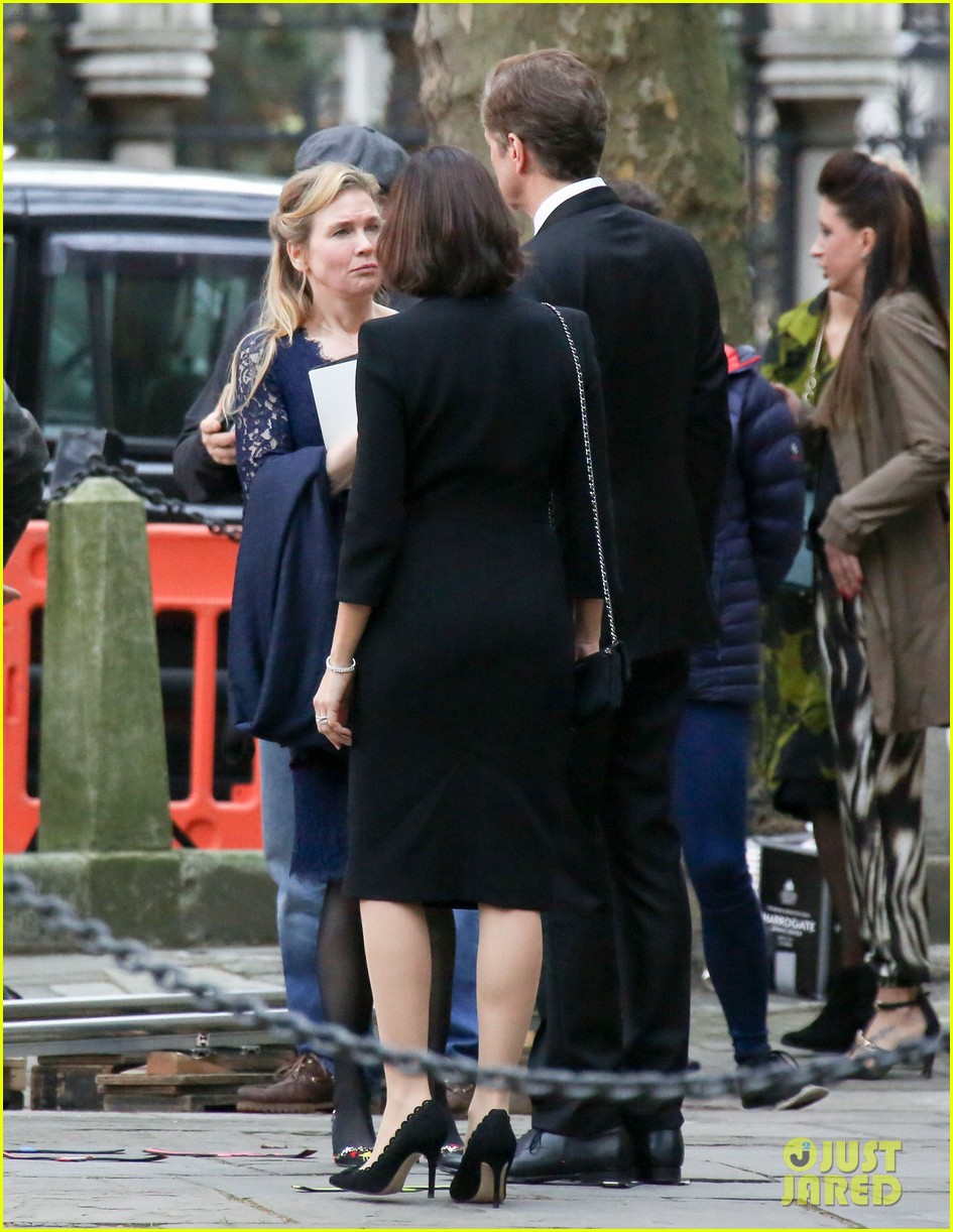 Renee Zellweger & Colin Firth Continue Filming 'Bridget Jones's Baby