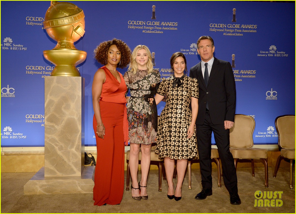 Chloe Moretz Announces Golden Globe Nominations with Corinne Foxx