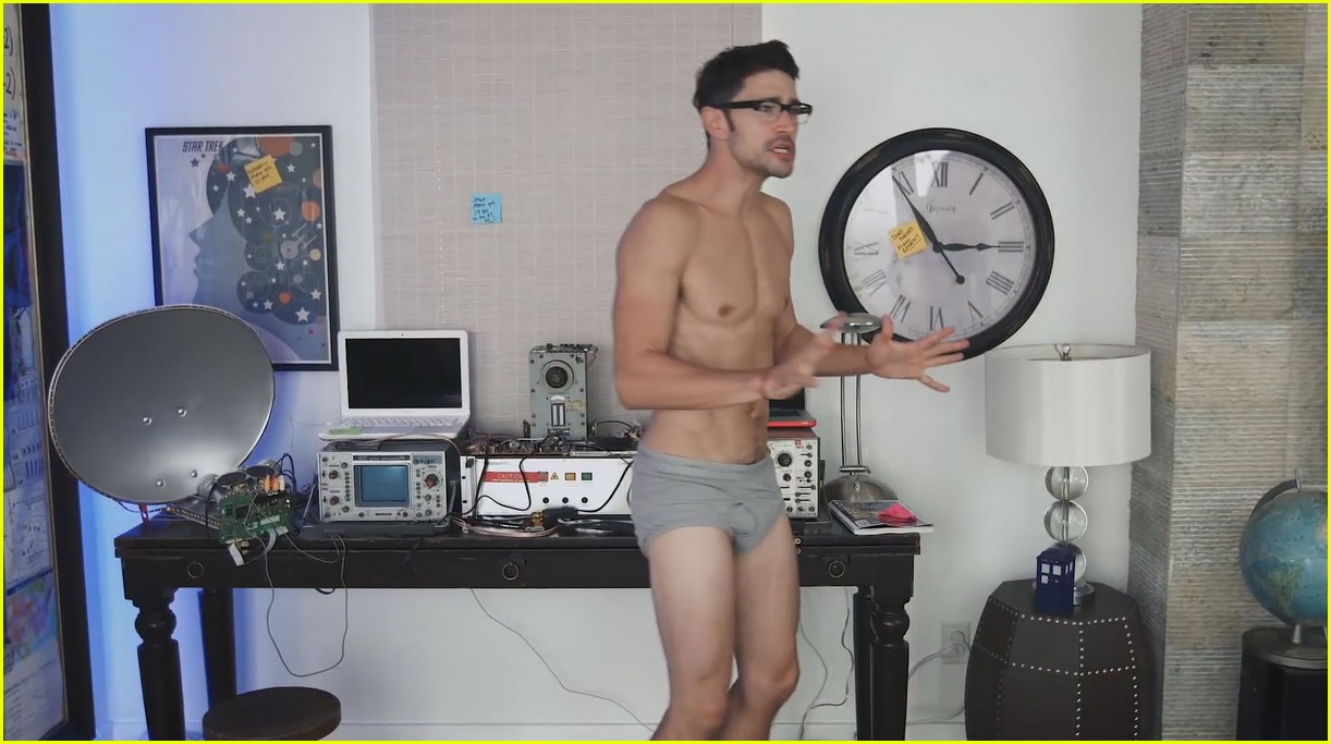 Matt Dallas Goes Shirtless in Just His Underwear for Web Series matt dallas g...