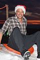 josh duhamel goes sledding with his son axl 02