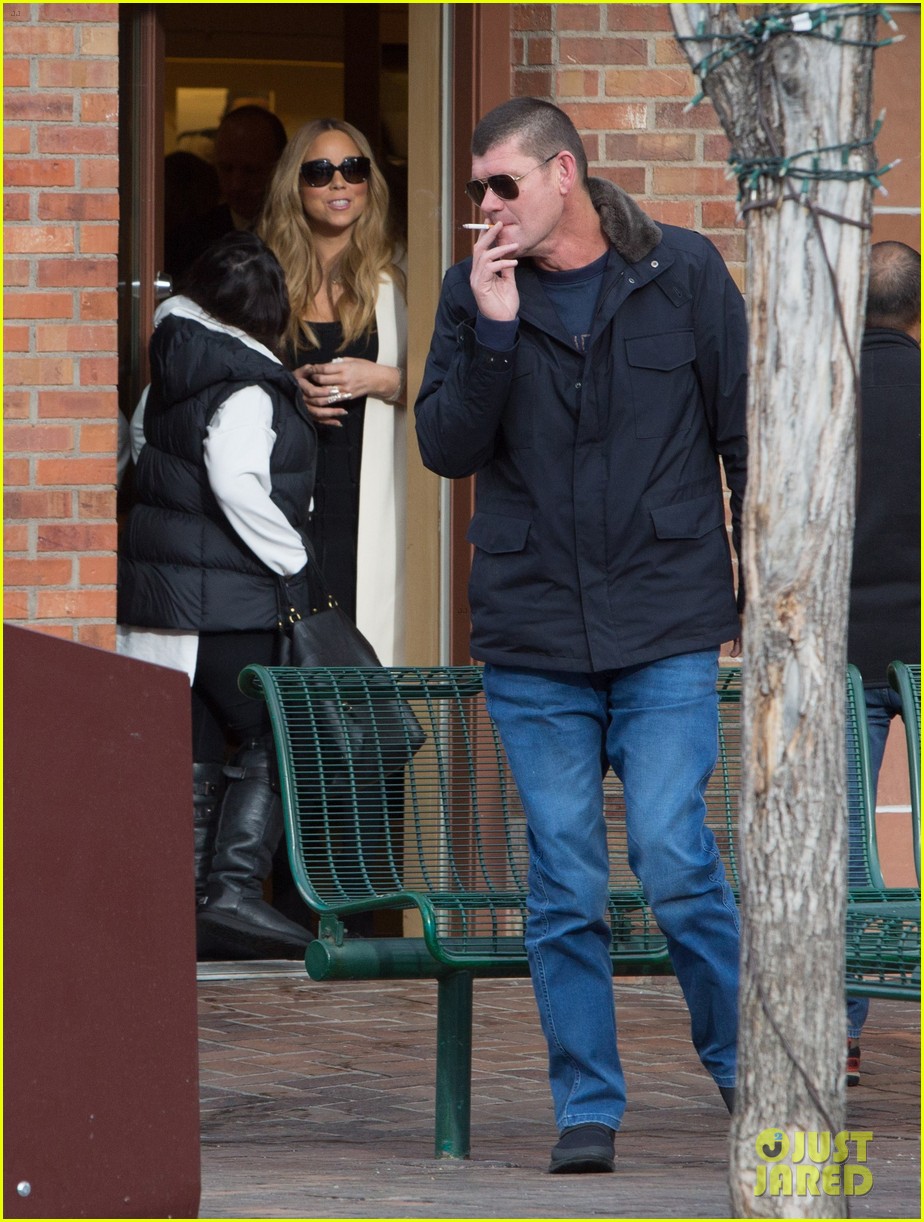 Mariah Carey & Boyfriend James Packer Arrive in Aspen Photo 3535505