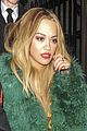 rita ora looks glam in green in london 04