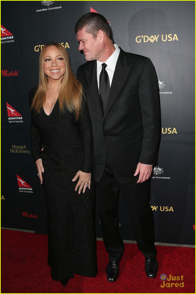 Mariah Carey Flaunts Engagement Ring on Red Carpet with Fiance James Packer! Photo 3563032