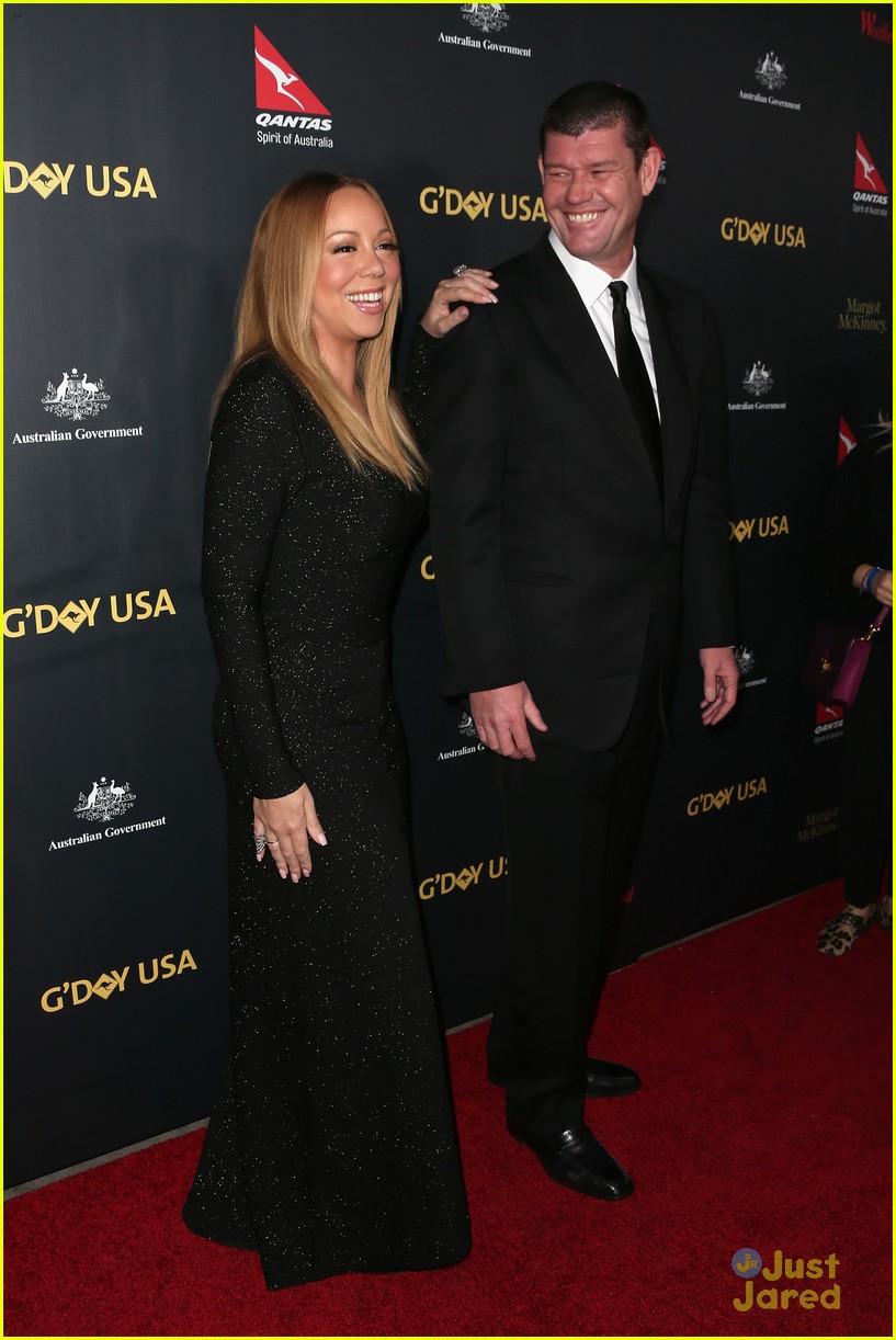 Mariah Carey Flaunts Engagement Ring on Red Carpet with Fiance James Packer! Photo 3563037