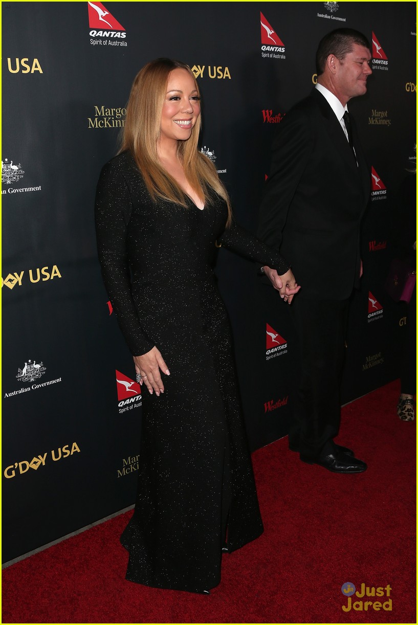 Mariah Carey Flaunts Engagement Ring on Red Carpet with Fiance James Packer! Photo 3563041