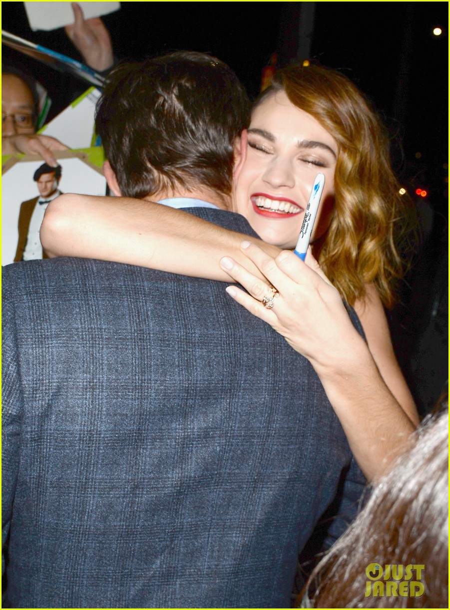 Photo lily james matt smith pride and prejudice and zombies premiere