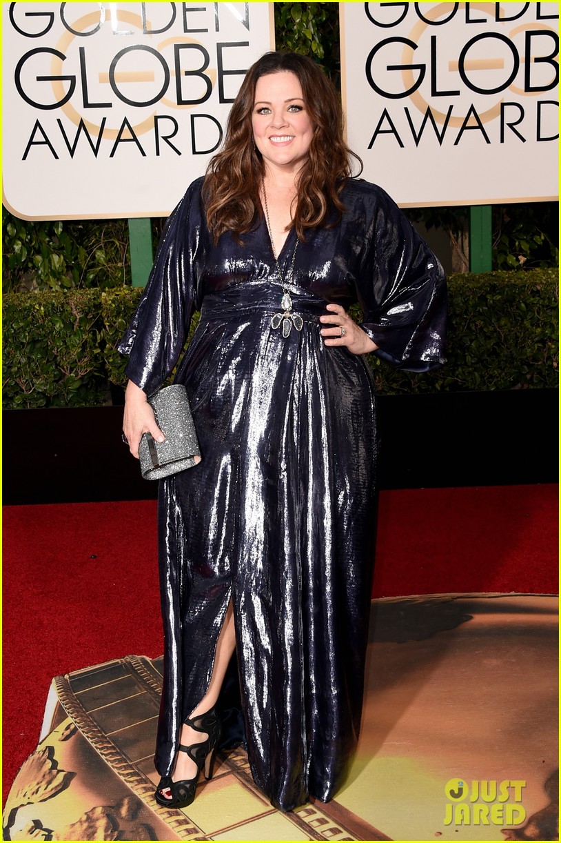 Melissa McCarthy Wears Her Own Design to Golden Globes 2016 Photo