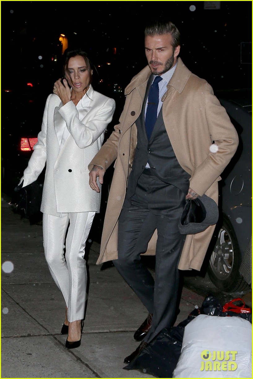 David & Victoria Beckham Do Date Night in Snowy NYC Photo 3572535