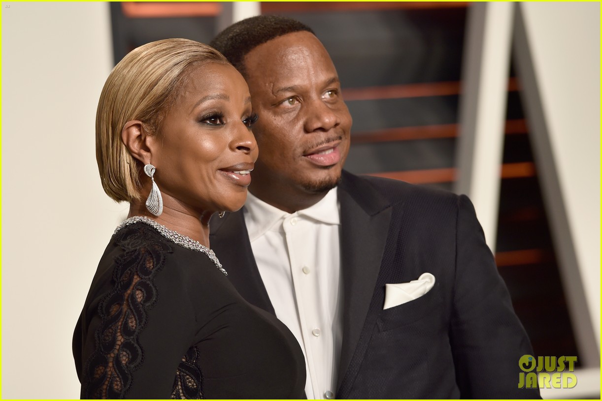 Mary J. Blige Brings Hubby Kendu Isaacs to Vanity Fair's Oscars 2016