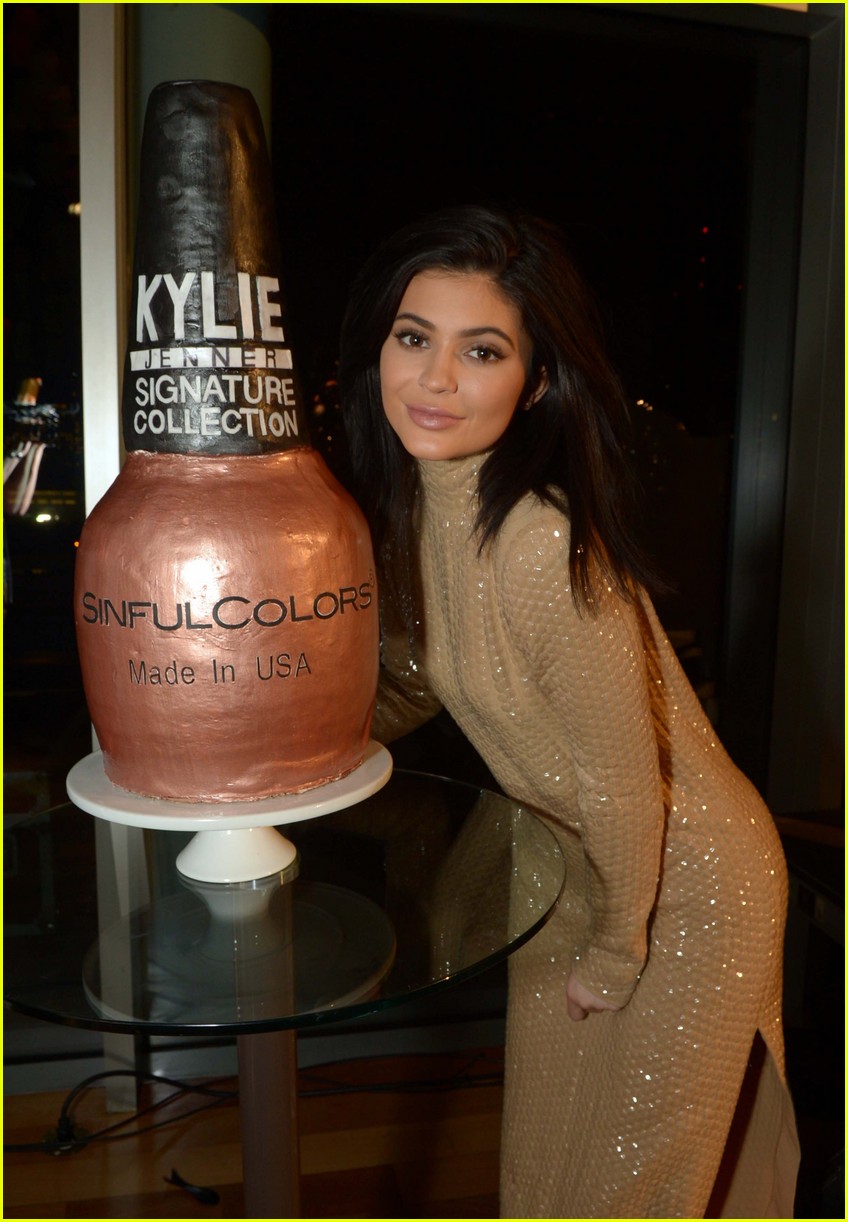 Kylie Jenner Celebrates New Line of Sinful Colors Nail Polishes: Photo  3591732 | Kylie Jenner Pictures | Just Jared