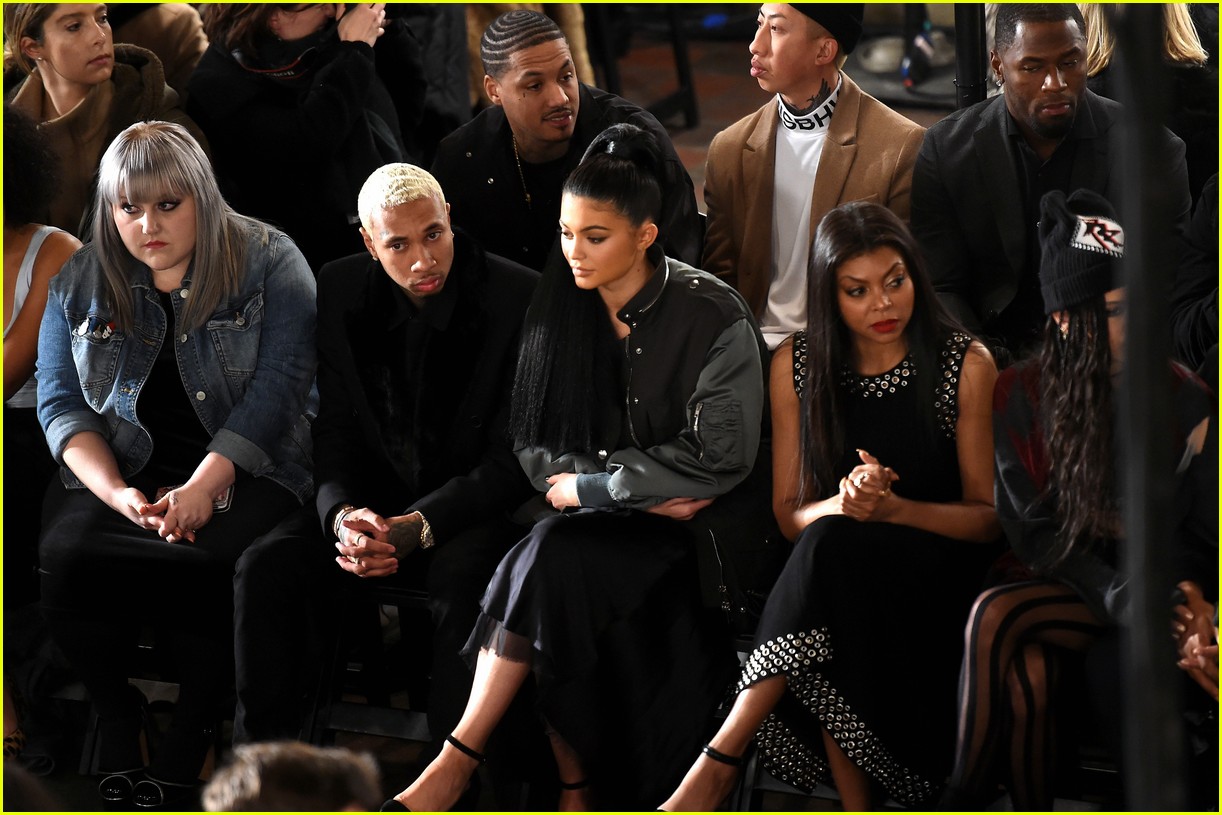 Kylie Jenner & Tyga Couple Up Front Row at Alexander Wang NYFW 2016