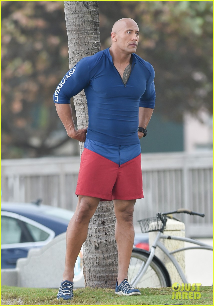 Dwayne Johnson is 'Having a Blast' Filming 'Baywatch' Photo 3587997