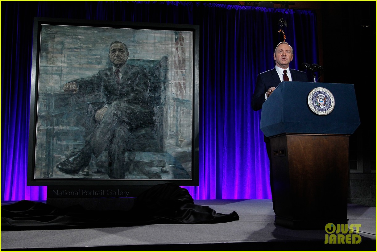 Kevin Spacey Unveils His 'House of Cards' Frank Underwood Presidential