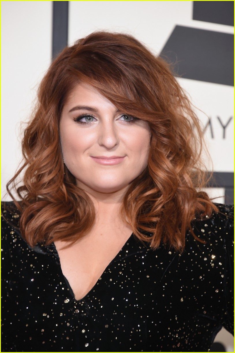 Meghan Trainor Rocks Red Locks at Grammys 2016! Photo 3579630