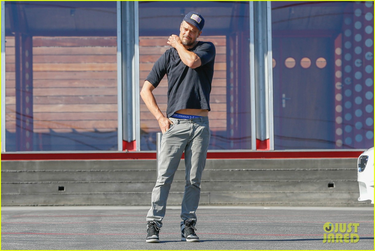 Josh Duhamel Celebrates Hockey Win With Cutie Pie Son Axl Photo