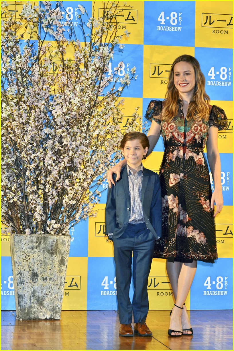 Brie Larson & Jacob Tremblay Talk 'Room' Together in Tokyo Photo
