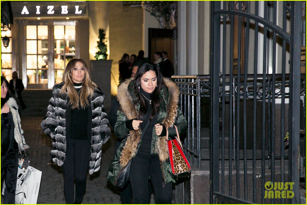 Jennifer Lopez Shops Around Moscow After Singing at Wedding Photo