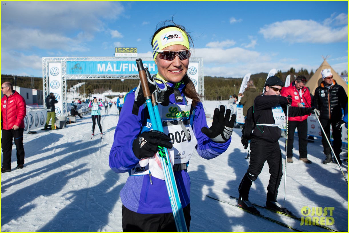 Pippa Middleton Competes in Ski Race with Boyfriend James Matthews