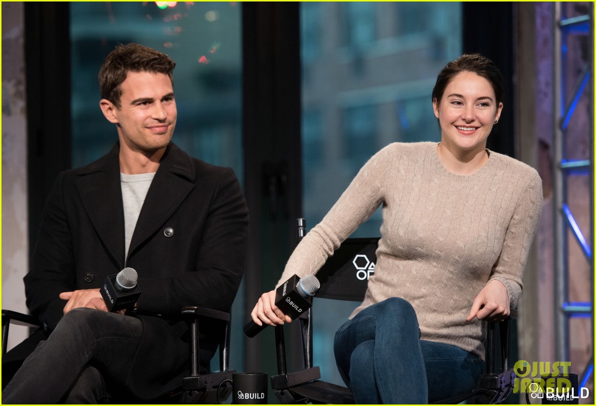 Theo James & Shailene Woodley Premiere 'Allegiant' in NYC sha...