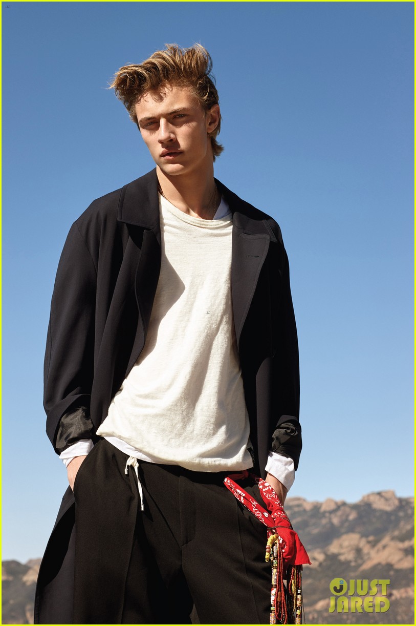 Lucky Blue Smith Covers At Large Magazine's New Issue (Exclusive First ...