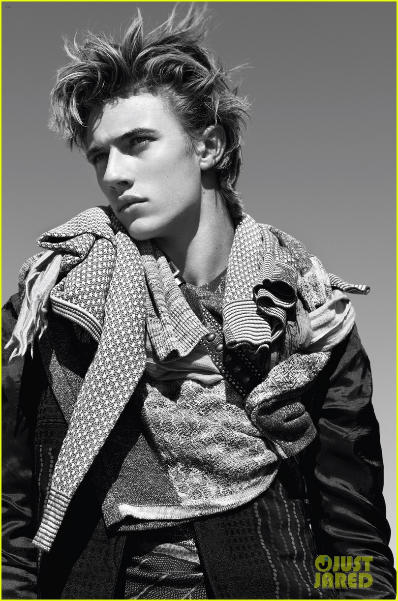 Lucky Blue Smith Covers At Large Magazine's New Issue (Exclusive First ...