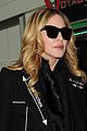 madonna flies into london 02