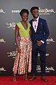 lupita nyongo brings brother peter to jungle book premeire 01