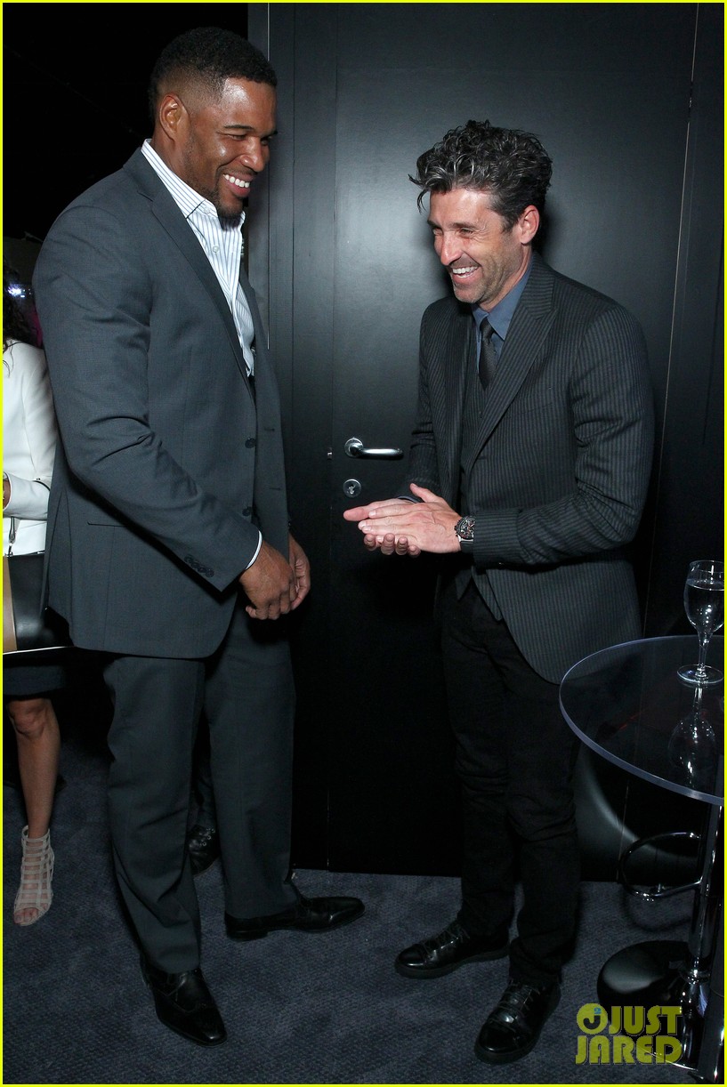 Photo: patrick dempsey tag heuer event michael strahan 17 | Photo