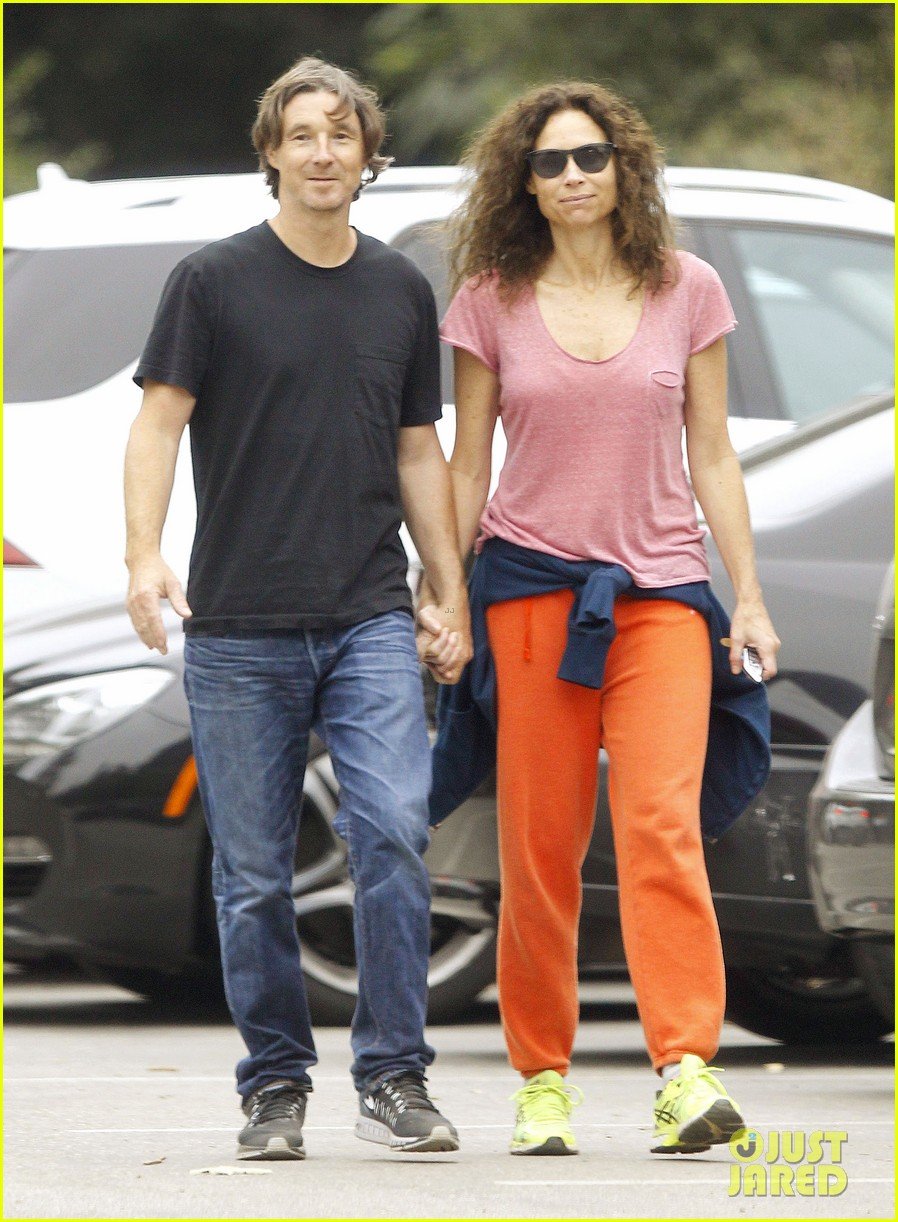 Photo: minnie driver and boyfriend neville wakefield pack on the pda on