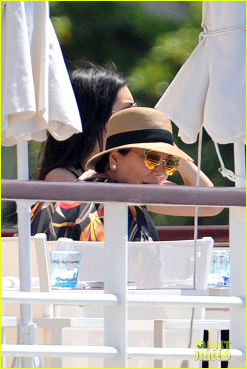 Photo: kendall jenner mom kris lay out eden roc dinner breakfast france