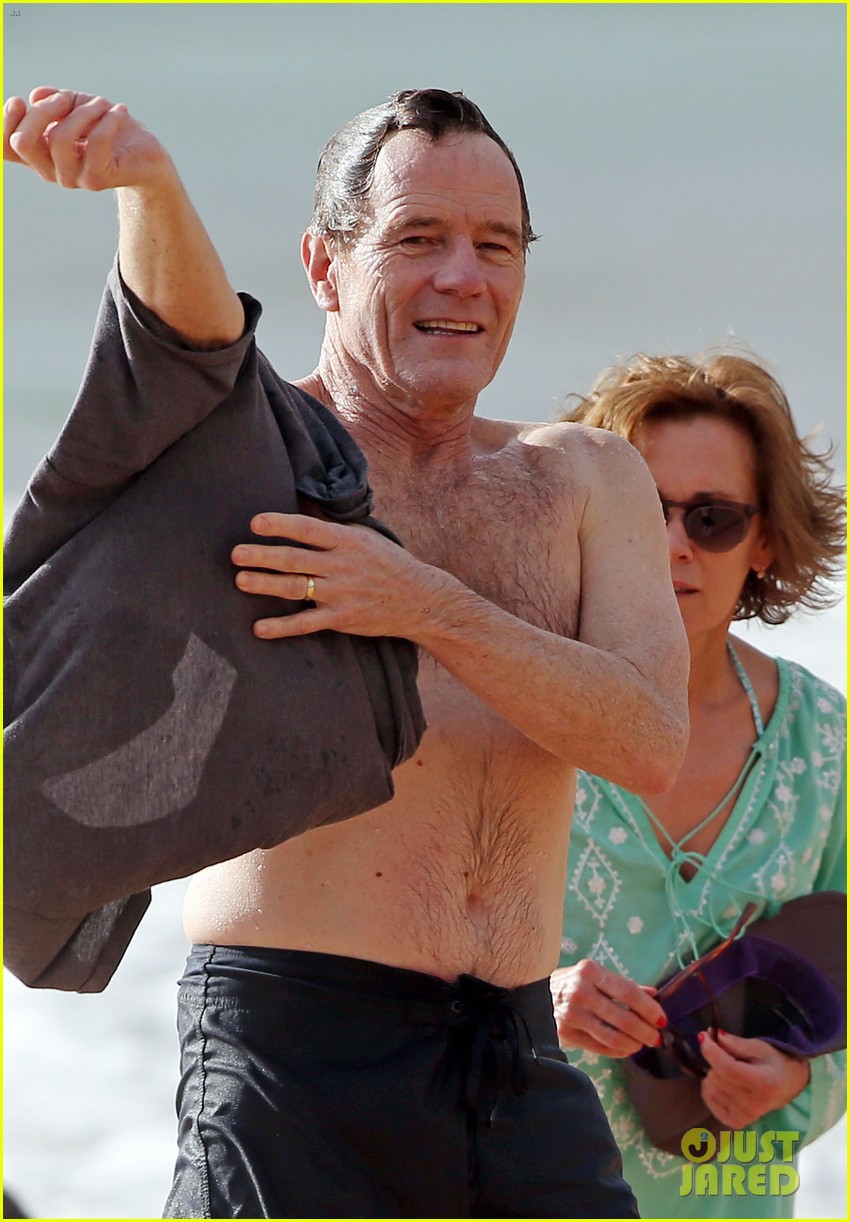 Bryan Cranston Goes Shirtless for Refreshing Swim in Hawaii: Photo #3682853...
