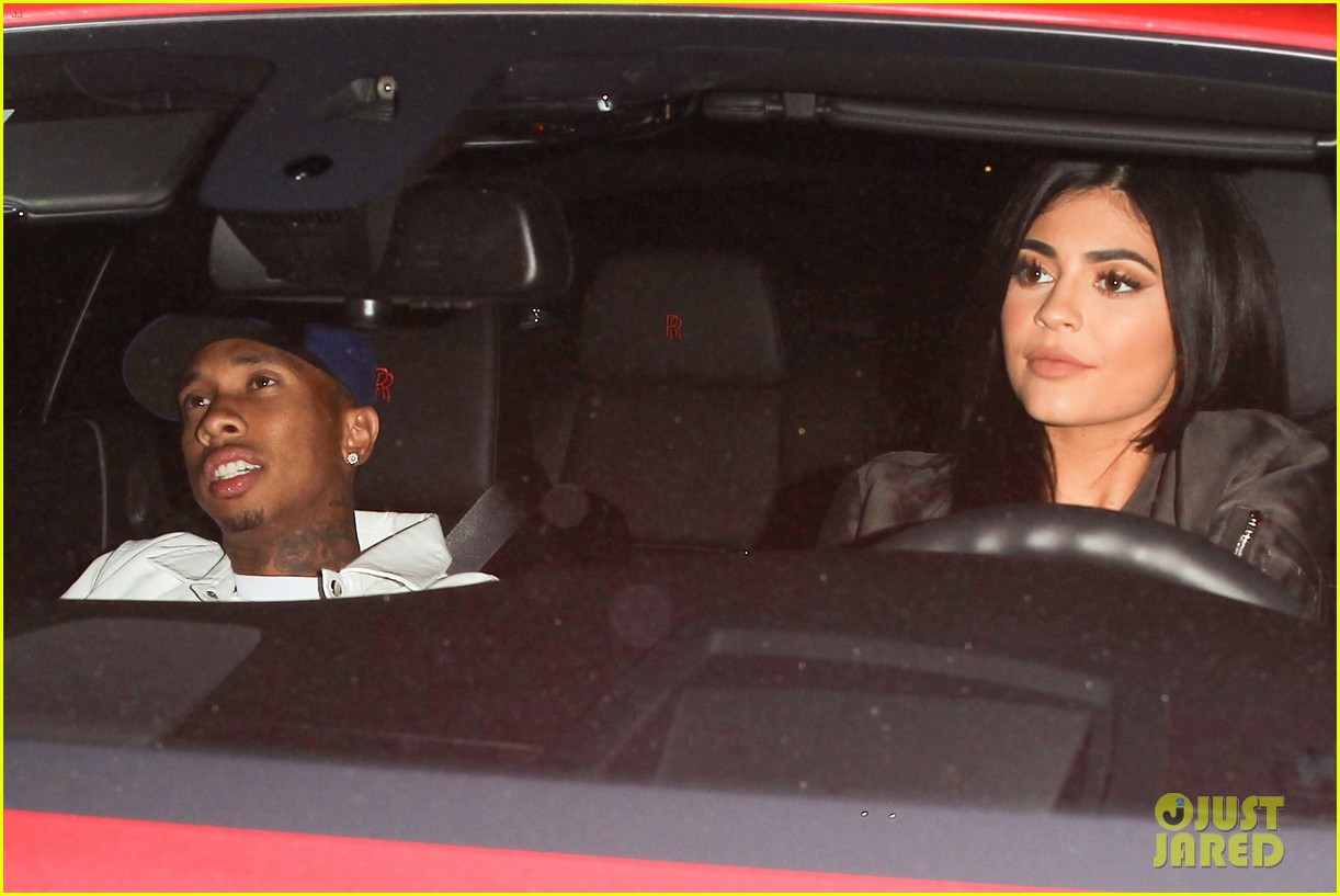 Kylie Jenner & Tyga Couple Up at Kanye West Show in LA Photo 3691200
