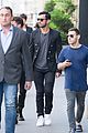 ricky martin boyfriend jwan yosef grab lunch after balmain fashion show 04