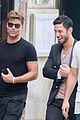 ricky martin boyfriend jwan yosef grab lunch after balmain fashion show 22