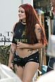 ariel winter wears crop top shorts for new movie 03