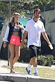patrick schwarzenegger abby champion dinner lunch workout pics 07