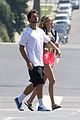 patrick schwarzenegger abby champion dinner lunch workout pics 08
