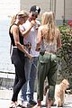 patrick schwarzenegger abby champion dinner lunch workout pics 24