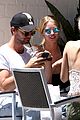 patrick schwarzenegger abby champion dinner lunch workout pics 25