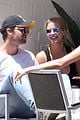 patrick schwarzenegger abby champion dinner lunch workout pics 27