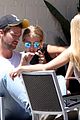 patrick schwarzenegger abby champion dinner lunch workout pics 28
