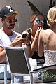patrick schwarzenegger abby champion dinner lunch workout pics 30