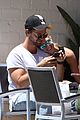 patrick schwarzenegger abby champion dinner lunch workout pics 32
