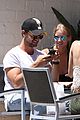 patrick schwarzenegger abby champion dinner lunch workout pics 33