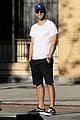 chace crawford dodgers hat nyc soho 01