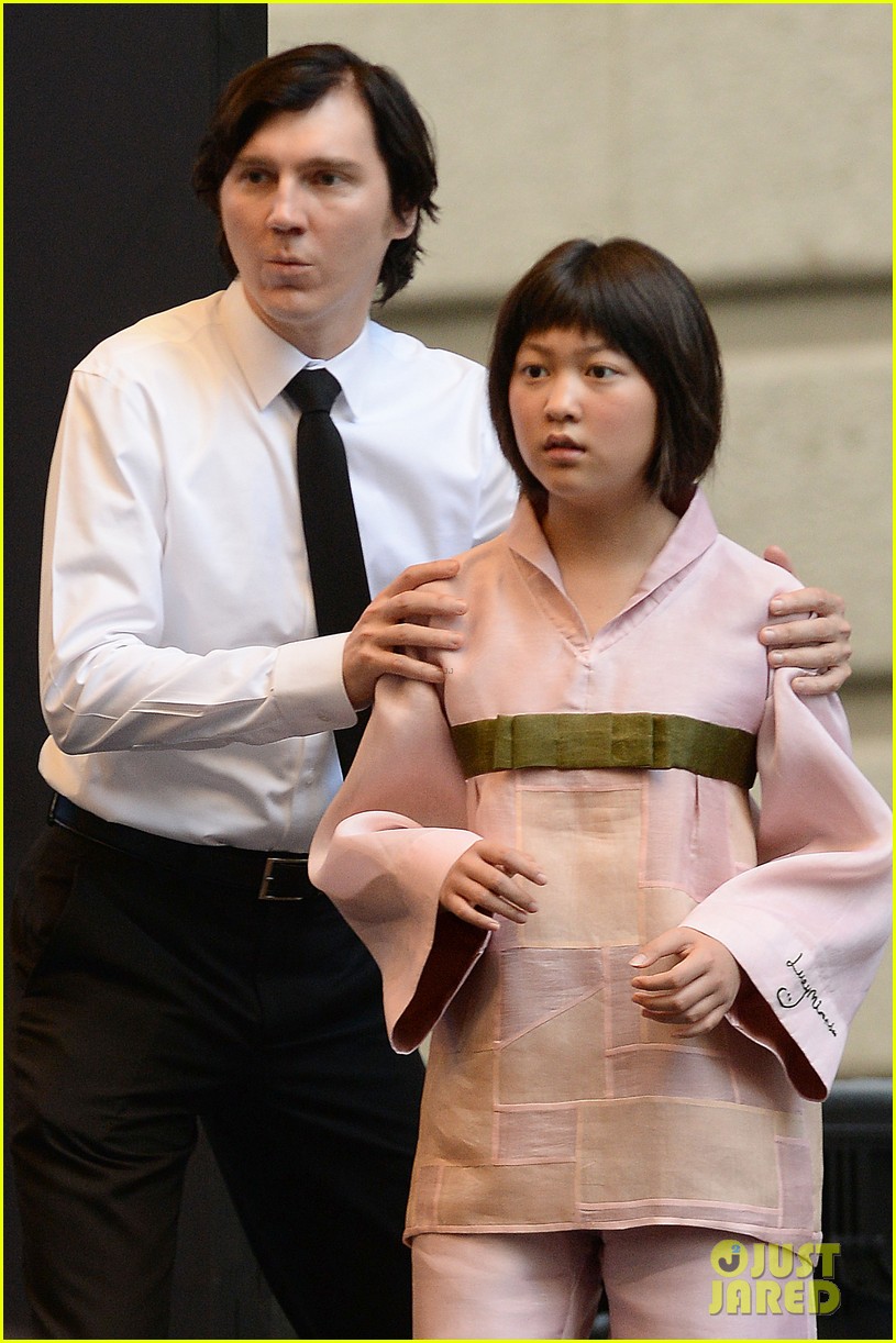 Paul Dano Films 'Okja' Scenes with Young Lead Seo-Hyeon Ahn: Photo