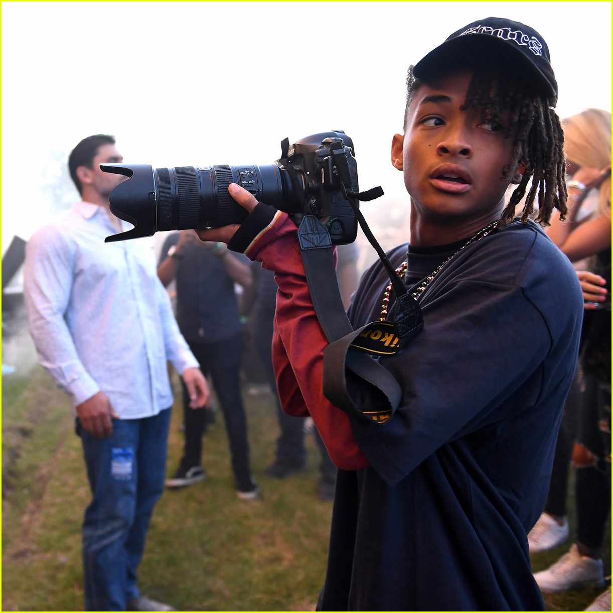 Jaden Smith Celebrates His 18th Birthday at Wireless Fest: Photo