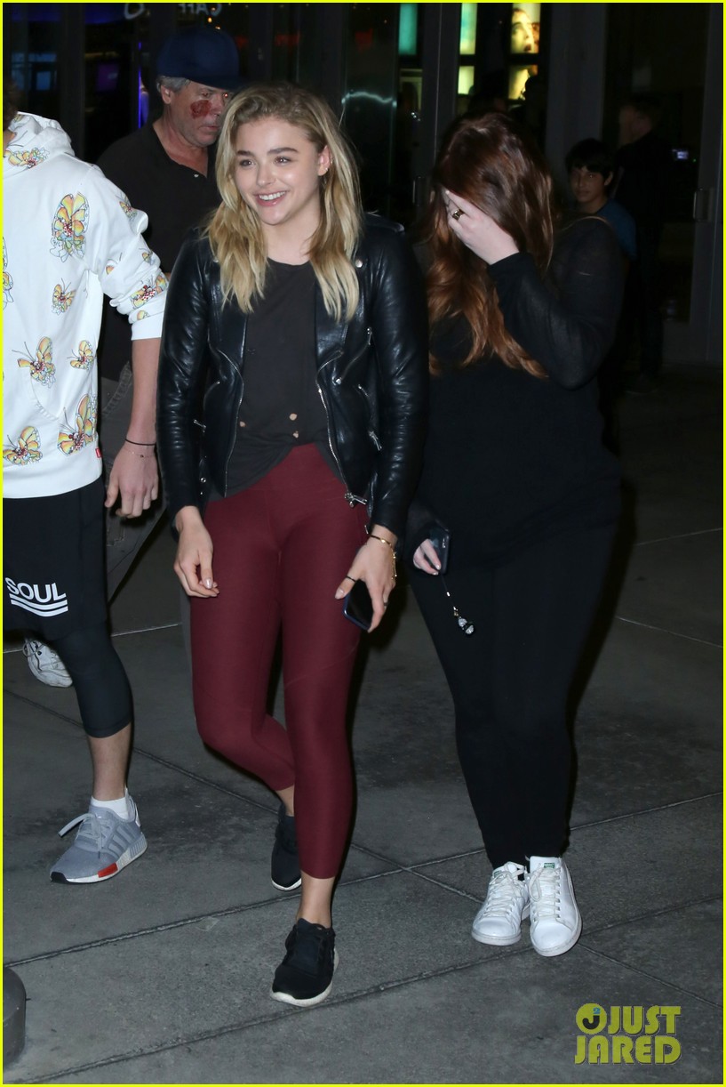 New BFFs Chloe Moretz & Meghan Trainor Catch a Movie with Brooklyn