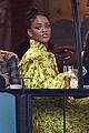 rihanna wears ruffled yellow dress for dinner in stockholm 02
